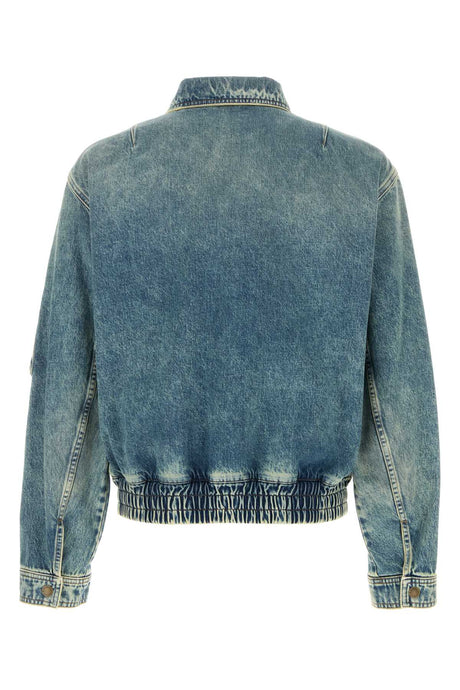 DOLCE & GABBANA Classic Denim Bomber Jacket for Men