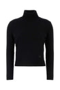 BALENCIAGA Elegant Black Wool Blend Sweater for Women