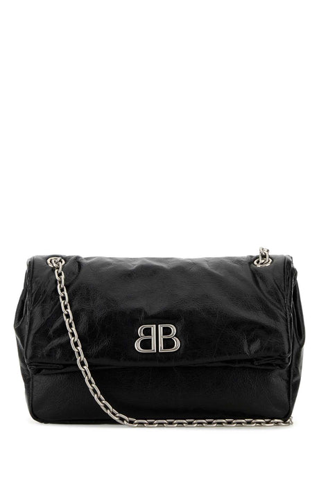 BALENCIAGA Medium Luxe Leather Shoulder Handbag