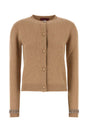 GUCCI Elegant Camel Wool Blend Cardigan for Women