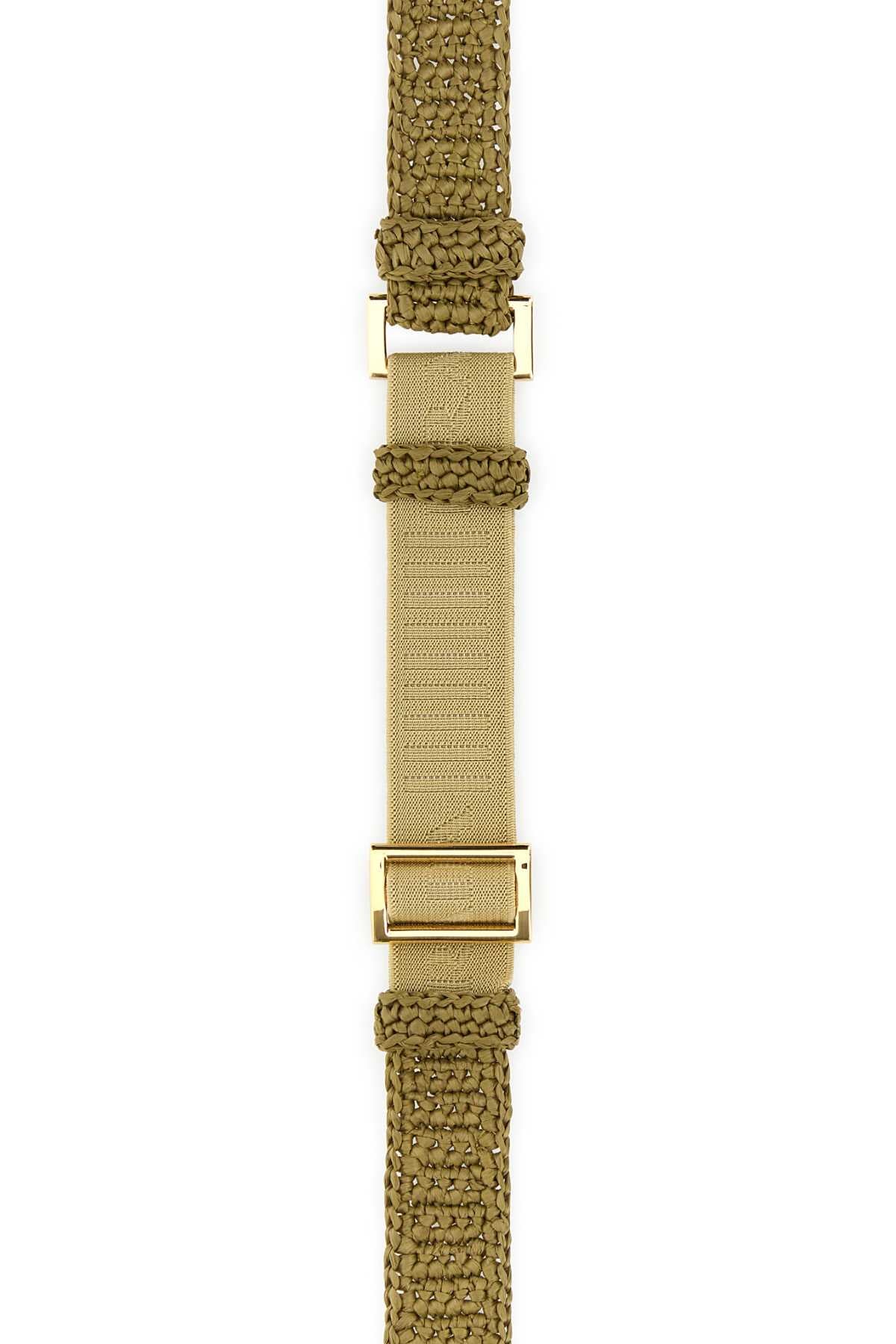 PRADA Chic Raffia Belt - 2.5 cm Height