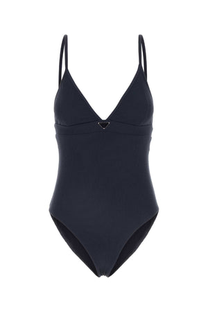 PRADA Midnight Blue Stretch Nylon Swimsuit for Women