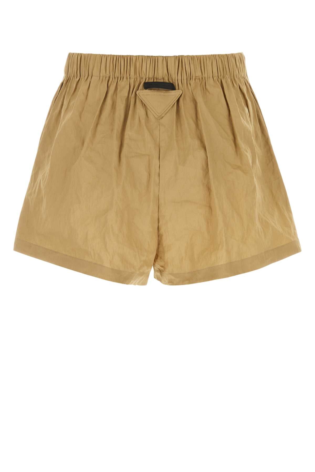 PRADA Stretch Cotton Blend Shorts - Women's