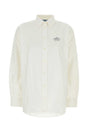 PRADA Oversized White Oxford Shirt for Women