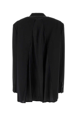 MM6 MAISON MARGIELA Chic Black Stretch Blazer for Women