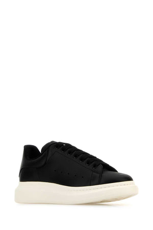 ALEXANDER MCQUEEN Premium Leather Sneakers with Stylish Heel