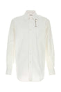 ALEXANDER MCQUEEN Classic White Poplin Shirt for Men