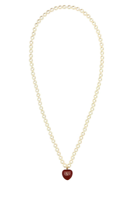 VALENTINO GARAVANI Elegant Ivory Pearls Necklace - 85 cm