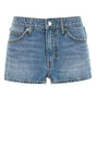 ALEXANDER WANG Light Blue Denim Mini Shorts