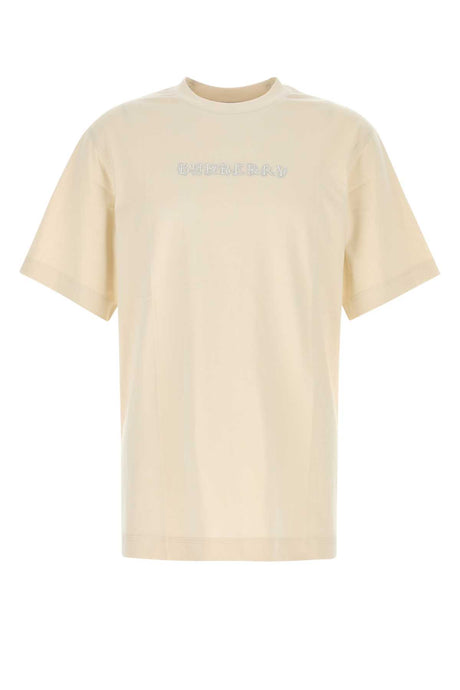 BURBERRY Classic Sand Cotton T-Shirt for Men