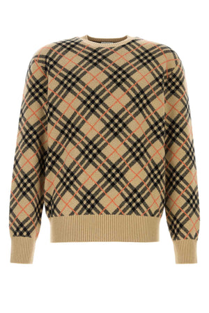 BURBERRY Embroidered Cashmere Sweater for Men - Luxury Knitwear