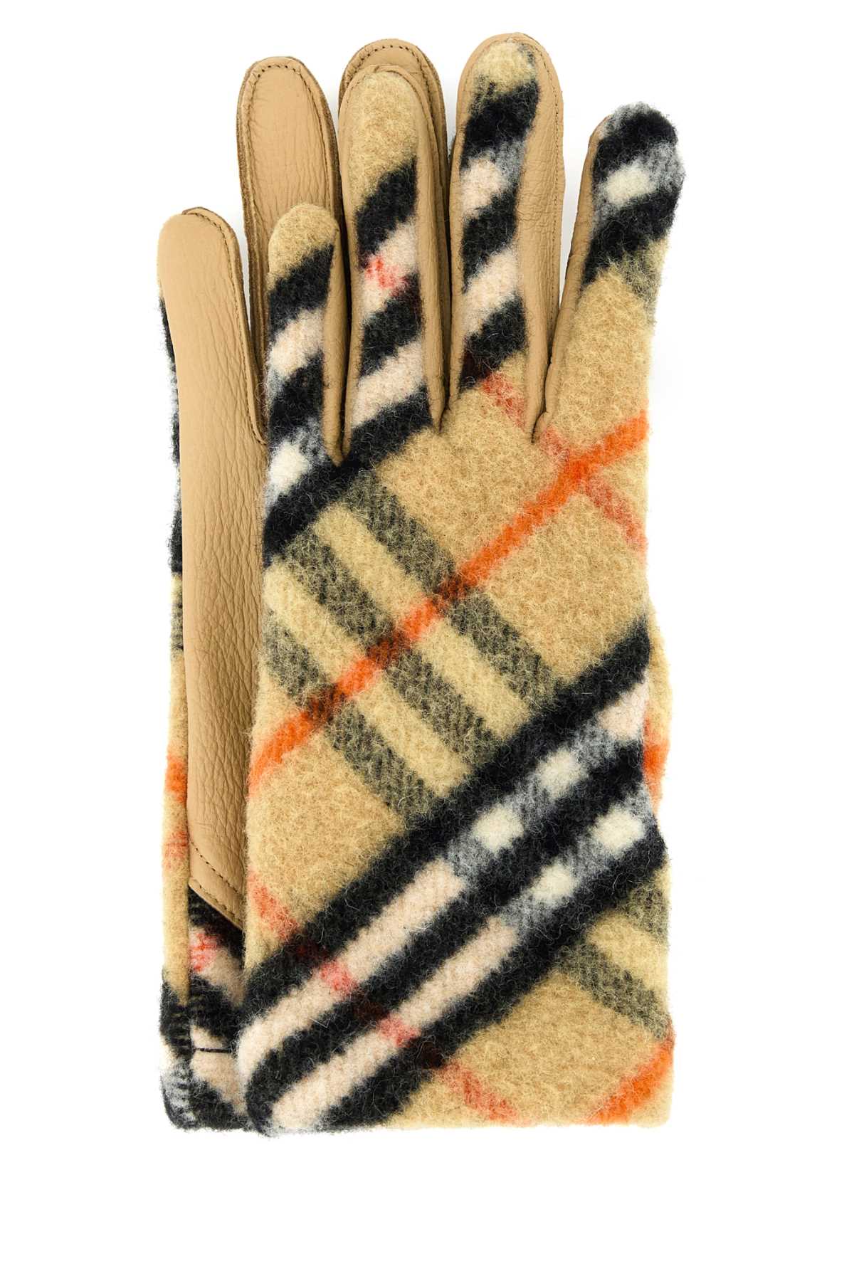 BURBERRY Embroidered Wool Gloves for All Seasons