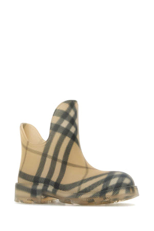 BURBERRY Stylish Printed Rubber Ankle Boots for Women