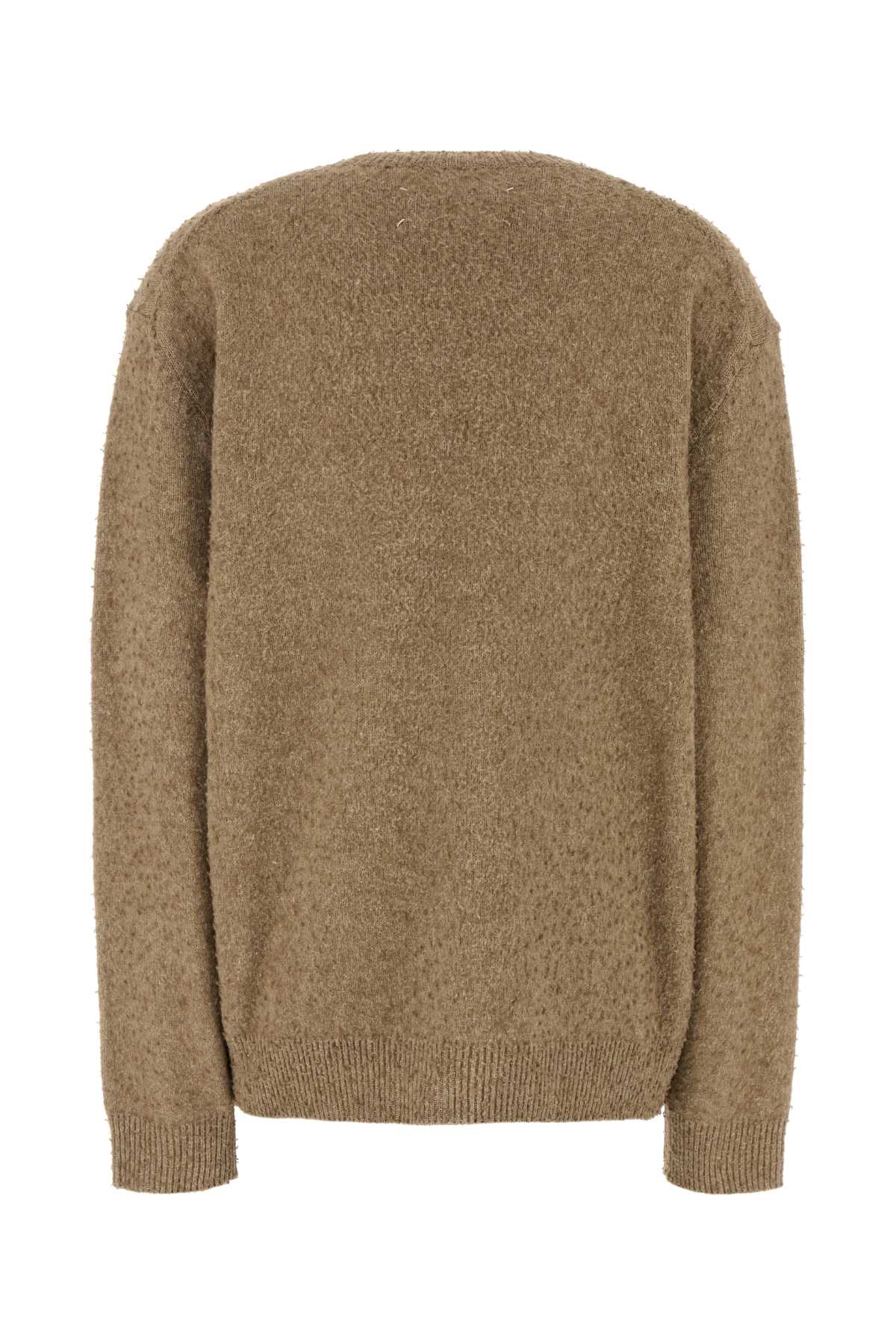 MAISON MARGIELA Cappuccino Wool Blend Sweater