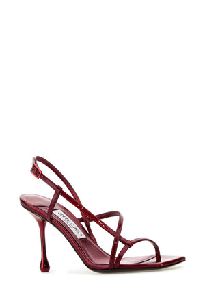 JIMMY CHOO Elevate Your Style with 80mm Red Leather Etana Sandals