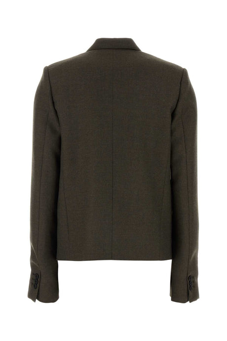 LOEWE Chic Brown Wool Blazer