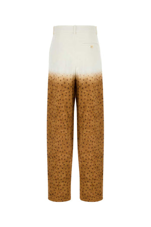 LOEWE Printed Crepe Pants for Women