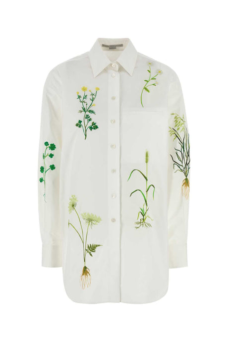 STELLA McCARTNEY Chic White Poplin Shirt for Women