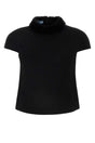 PRADA Sophisticated Black Wool Top