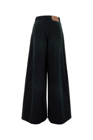 PRADA Wide-Leg Black Denim Jeans for Women