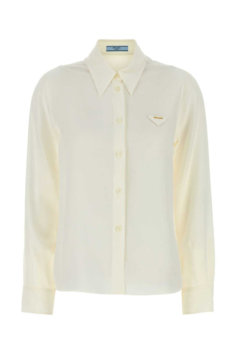 PRADA Elegant Silk Button-Up Shirt for Women