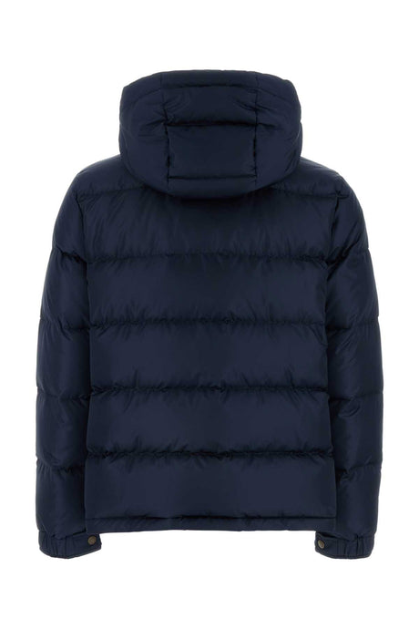 VALENTINO GARAVANI Navy Blue Nylon VLogo Down Jacket for Men