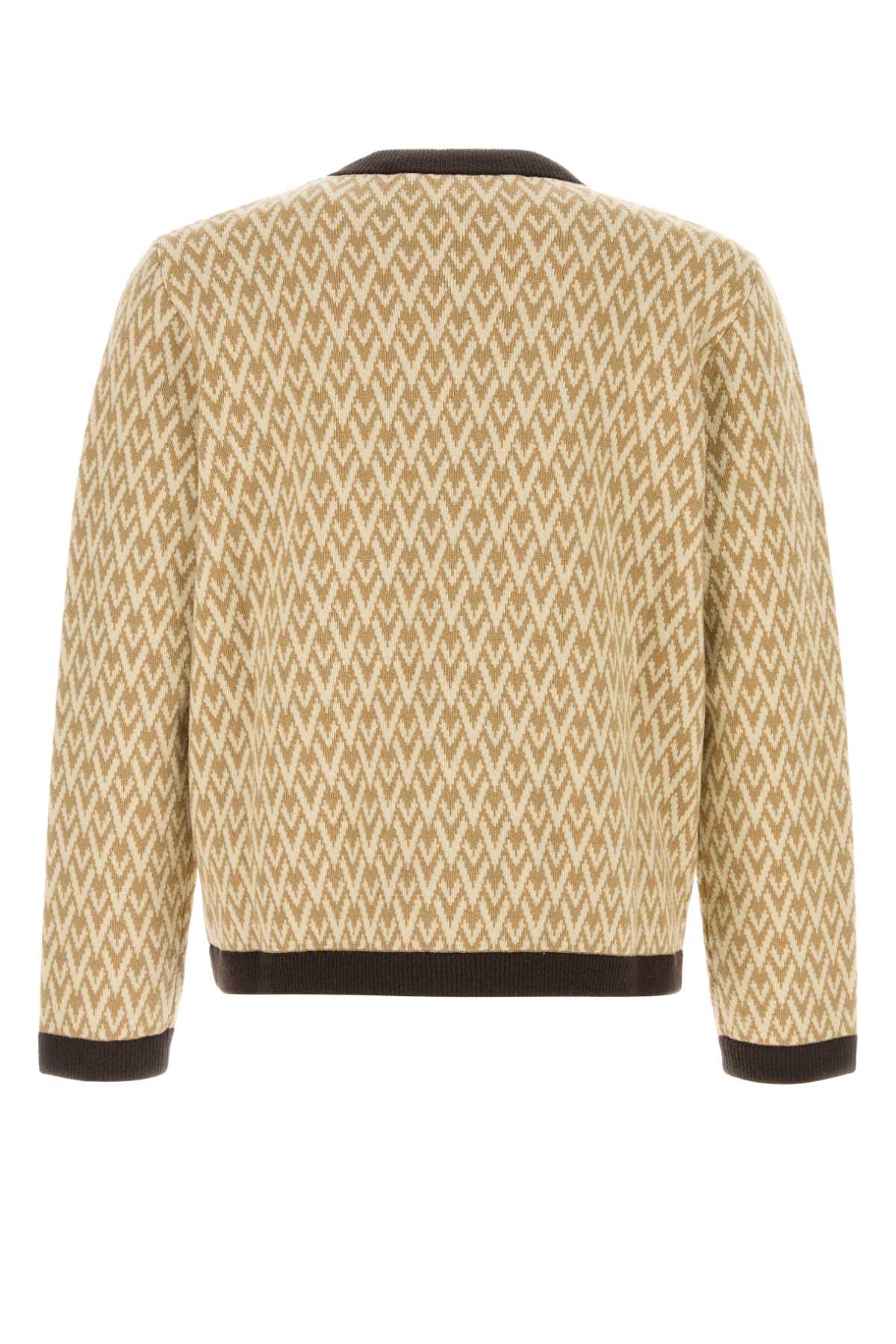 VALENTINO GARAVANI Embroidered Wool Cardigan for Men - A Chic Layering Essential