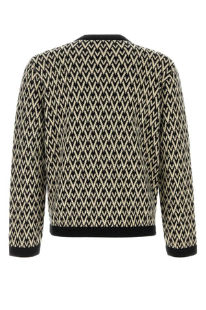 VALENTINO GARAVANI Embroidered Wool Cardigan for Men - Stylish and Cozy Design