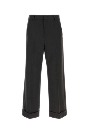 VALENTINO GARAVANI Charcoal Wool Pants for Men - Elegant and Timeless