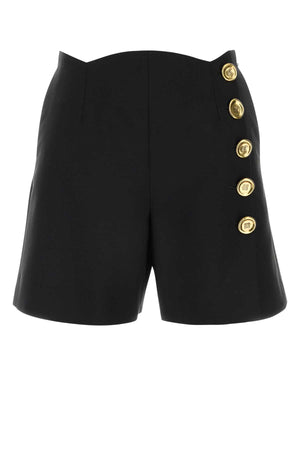 GIVENCHY Chic Black Wool Blend Mini Shorts for Women