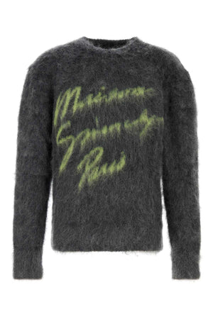 GIVENCHY Charcoal Mohair Blend Sweater for Men