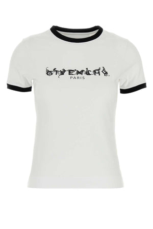 GIVENCHY Classic Stretch Cotton T-Shirt for Women - Size Options Available