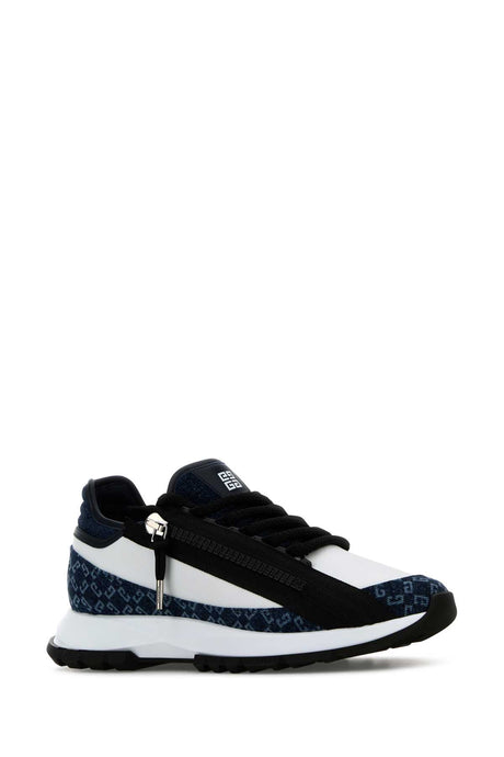 GIVENCHY Two-tone Denim and Synthetic Leather Spectre Sneaker