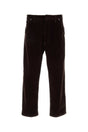 PRADA Brown Velvet Denim Pants