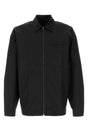 PRADA Classic Black Cotton Blend Shirt for Men - Size Medium