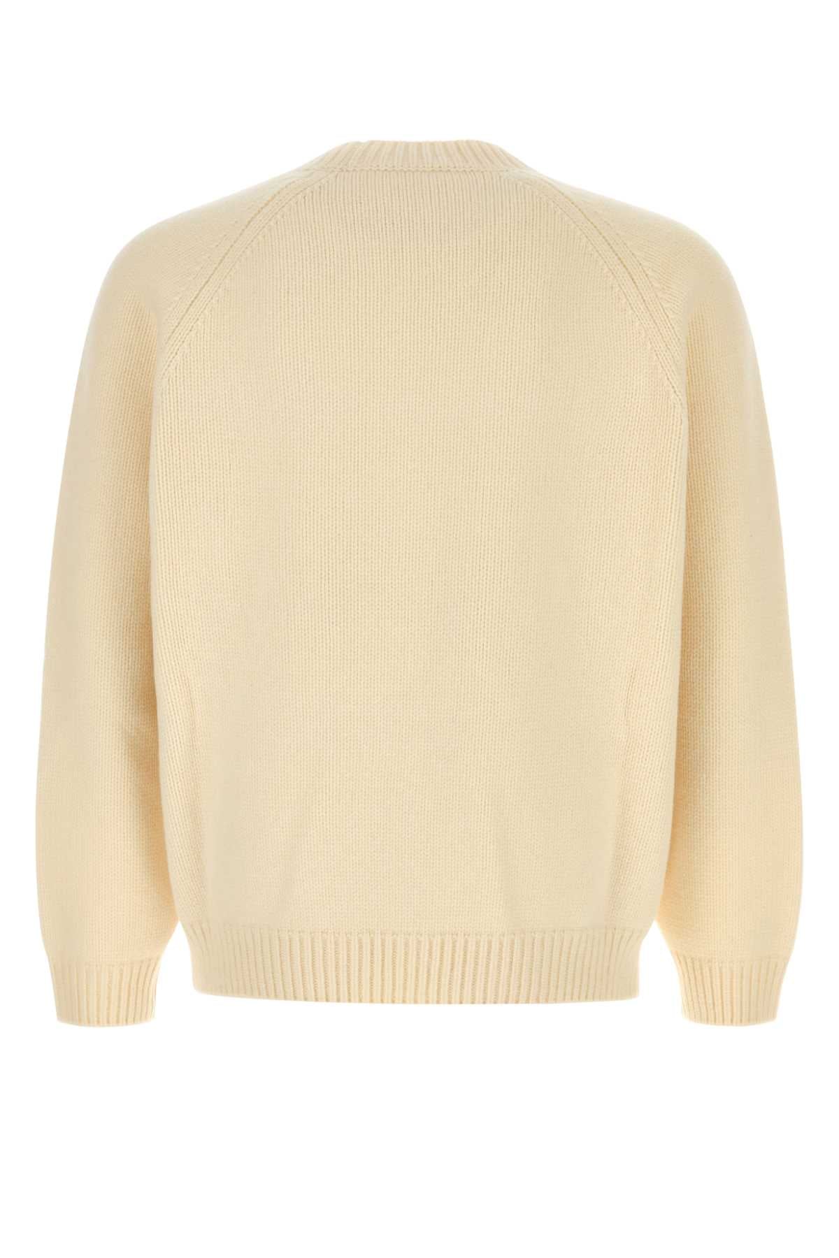 KENZO Ivory Wool Blend Sweater for Men