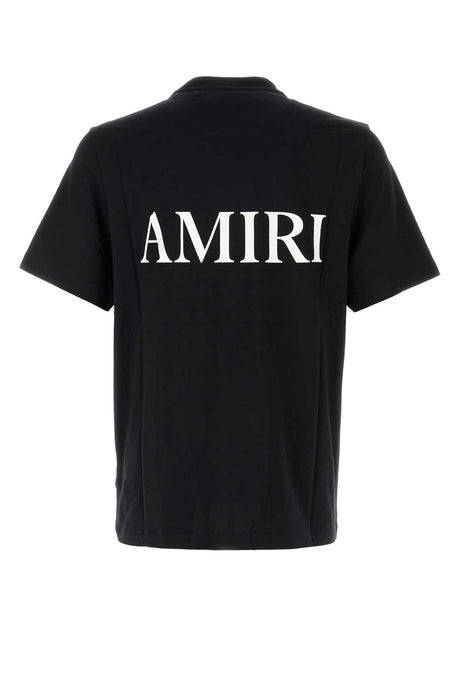 AMIRI Essentials Black Cotton T-Shirt for Men