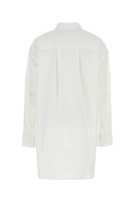 LOEWE Oversized Classic White Poplin Shirt for Women