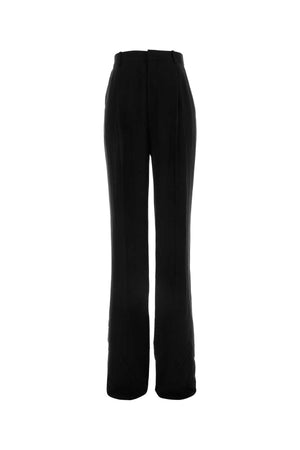 SAINT LAURENT Elegant Black Crepe Pants for Women