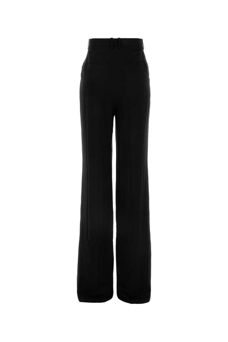 SAINT LAURENT Elegant Black Crepe Pants for Women