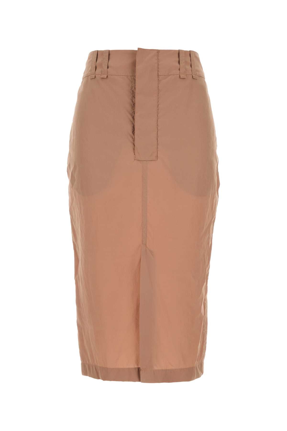 SAINT LAURENT Silk Mini Crepe Skirt for Women