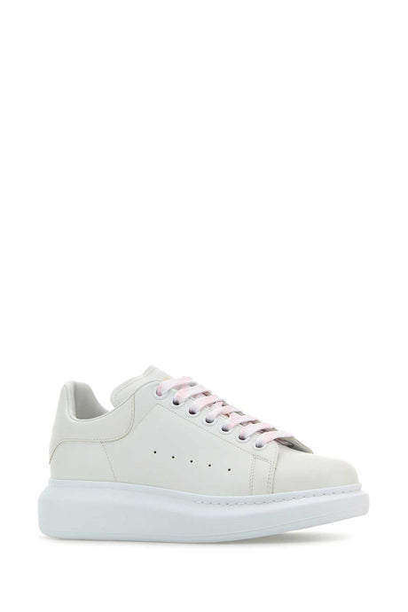 ALEXANDER MCQUEEN Classic Leather Sneakers for Women - Size 7