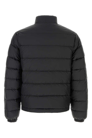 VERSACE Classic Black Nylon Down Jacket for Men