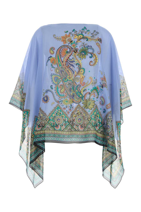 ETRO Printed Silk Cape for Women