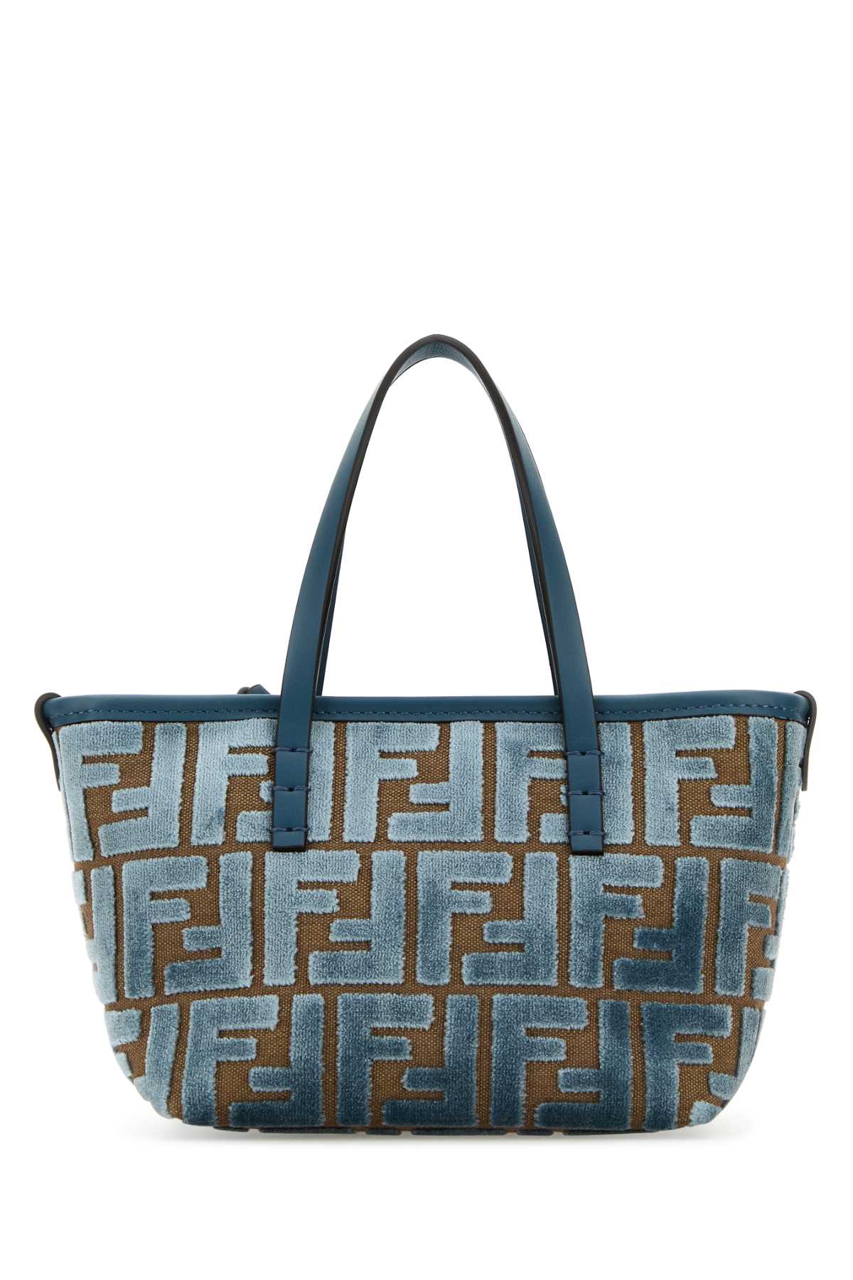 FENDI Chic Embroidered Chenille Mini Roll Handbag