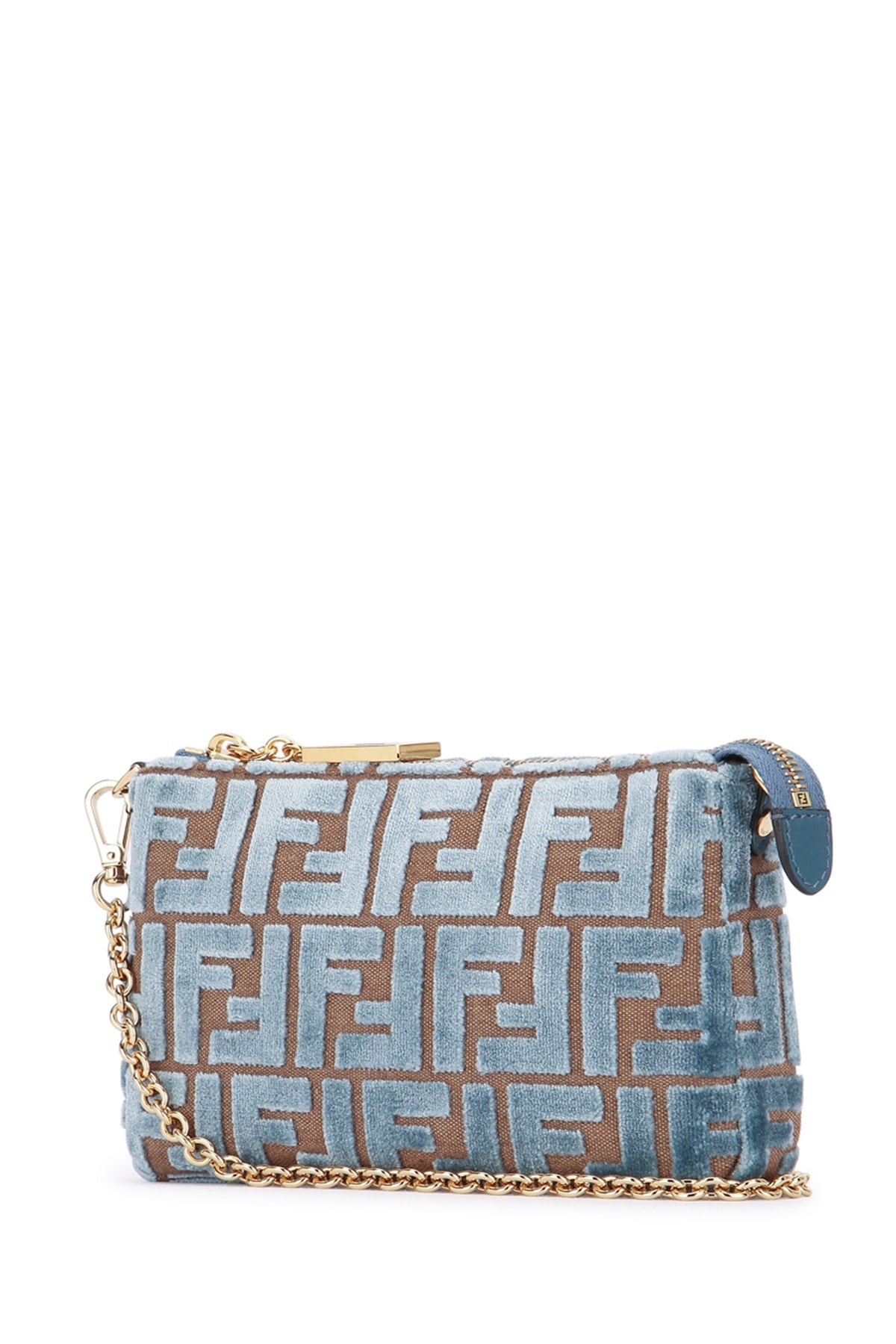 FENDI Mini Velvet Pouch Handbag