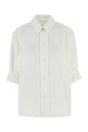 JIL SANDER Elegant Women's White Poplin Shirt