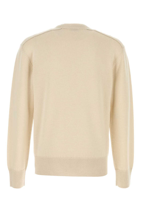 BURBERRY Classic Sand Wool Sweater for Men