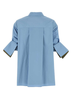 LOEWE Light Blue Classic Oxford Shirt for Women