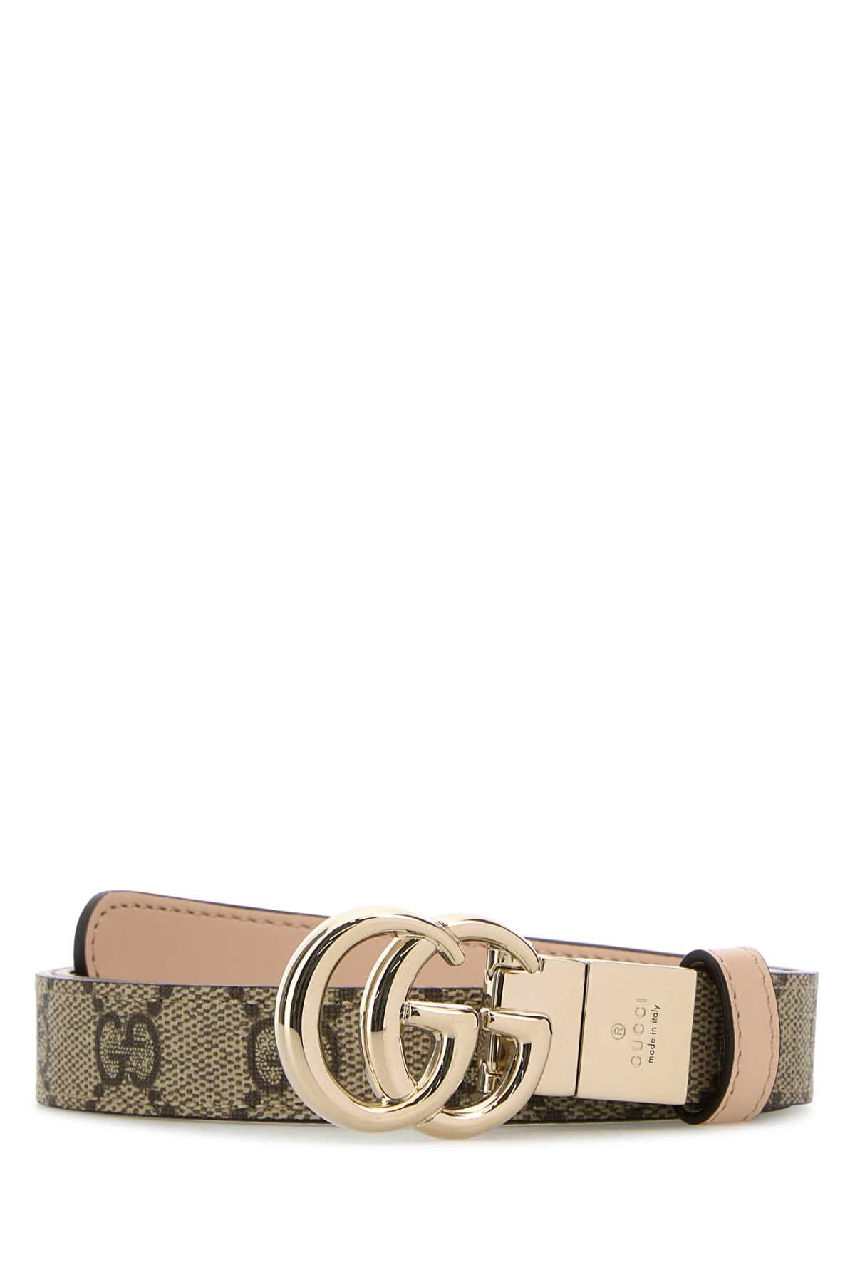 GUCCI Reversible GG Supreme Fabric Belt - 2 cm Height